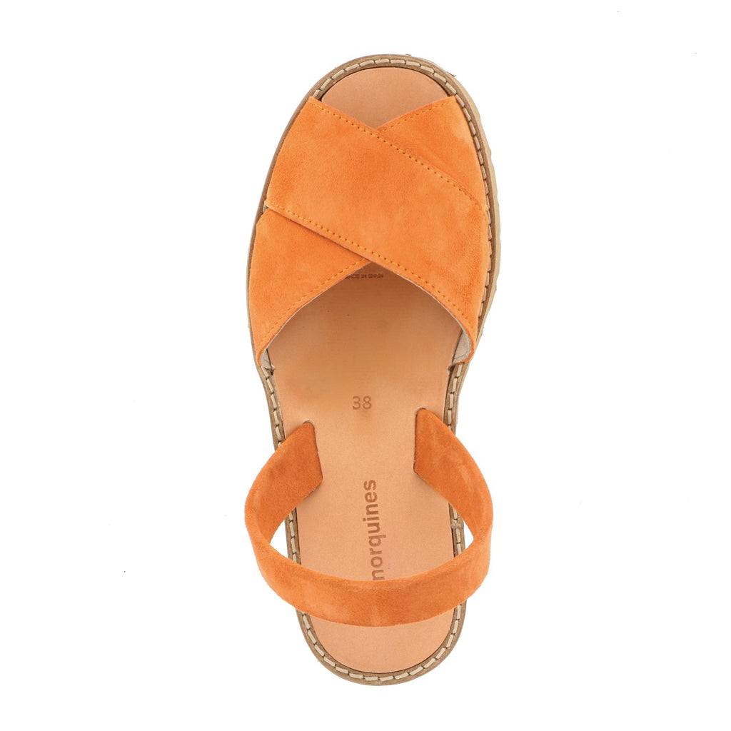 Avarca Cala Suede Mandarina