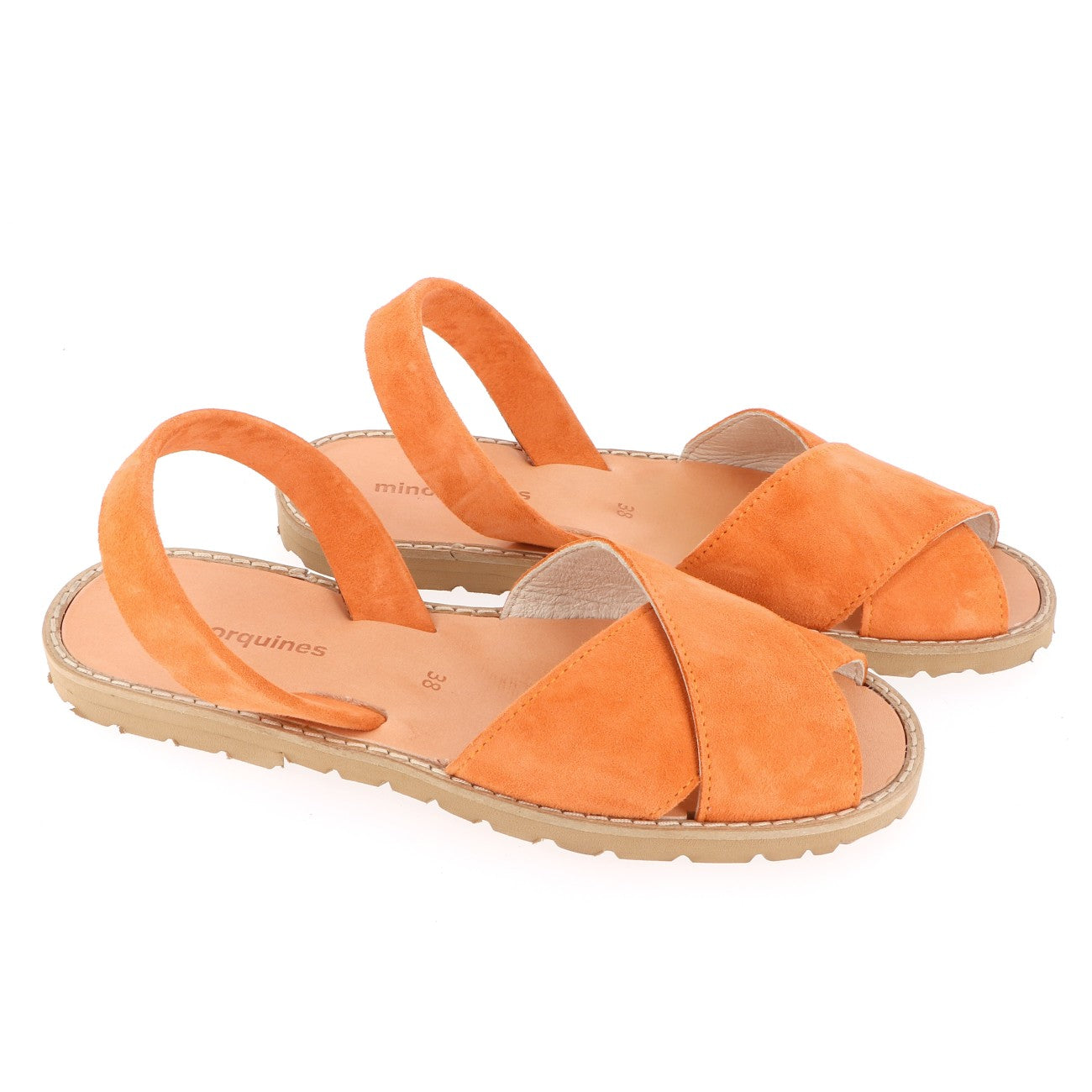 Avarca Cala Suede Mandarina