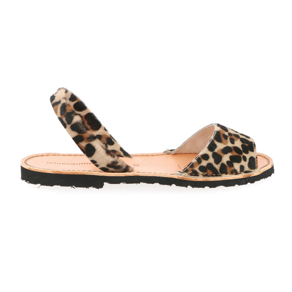 Avarca Caleta Leopard Leather