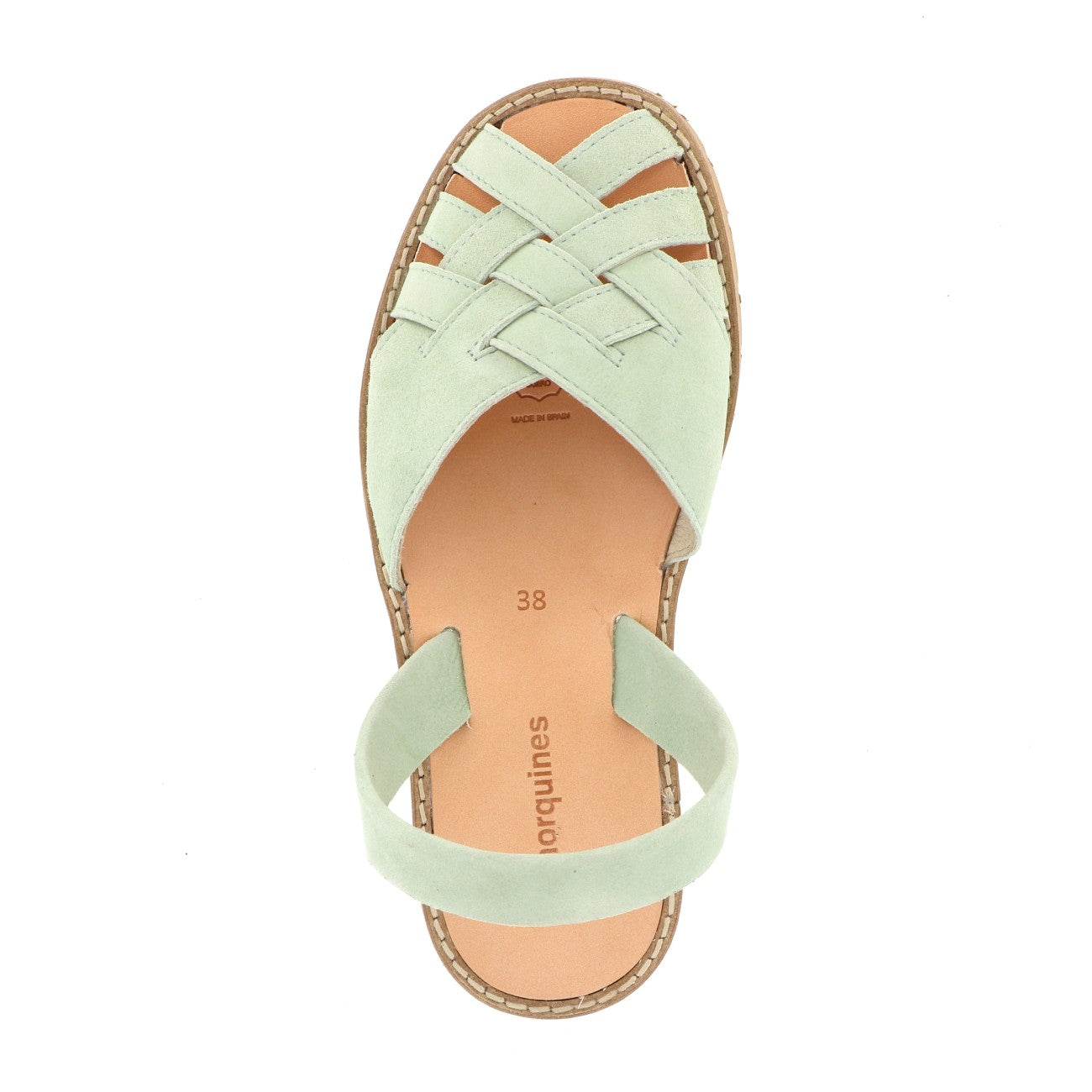 Avarca Compostelle Daim Cucumber