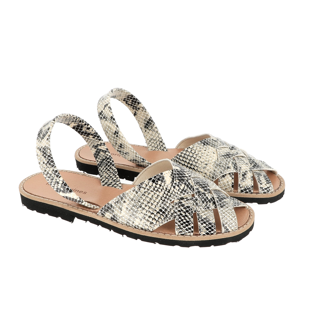 Avarca Compostelle Reptile Sable