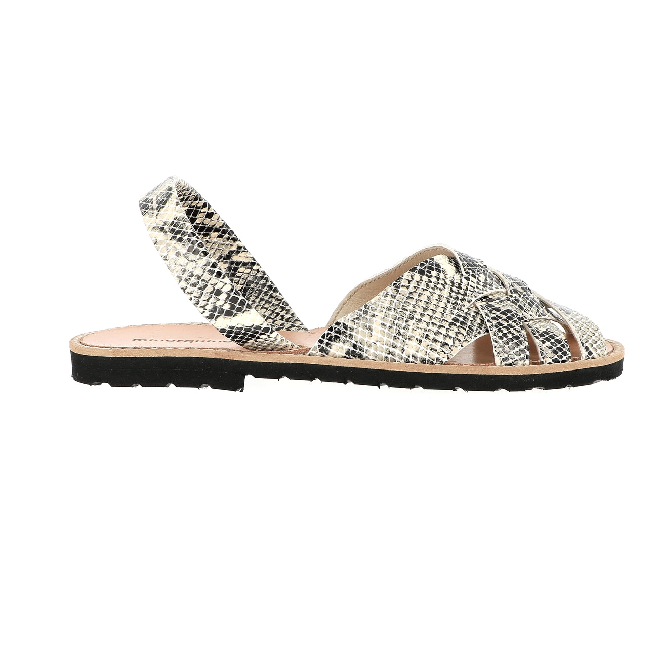 Avarca Compostelle Reptile Sable