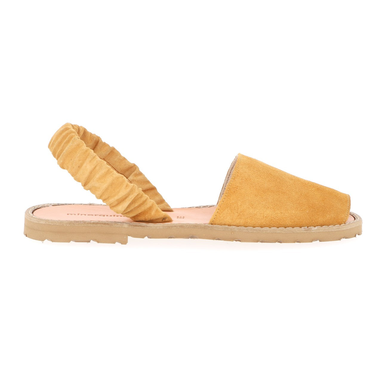 Avarca Fruncia Velours Safran