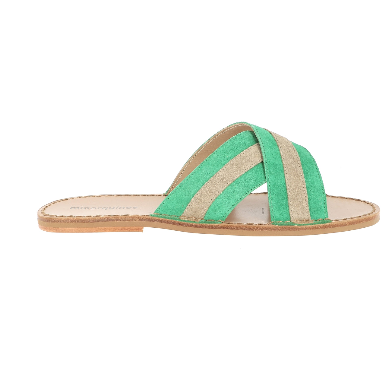 Avarca Neo Mule Puntera Terciopelo Esmeralda