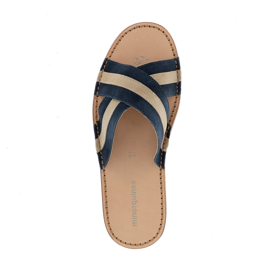 Avarca Neo Mule Puntera Terciopelo Noche