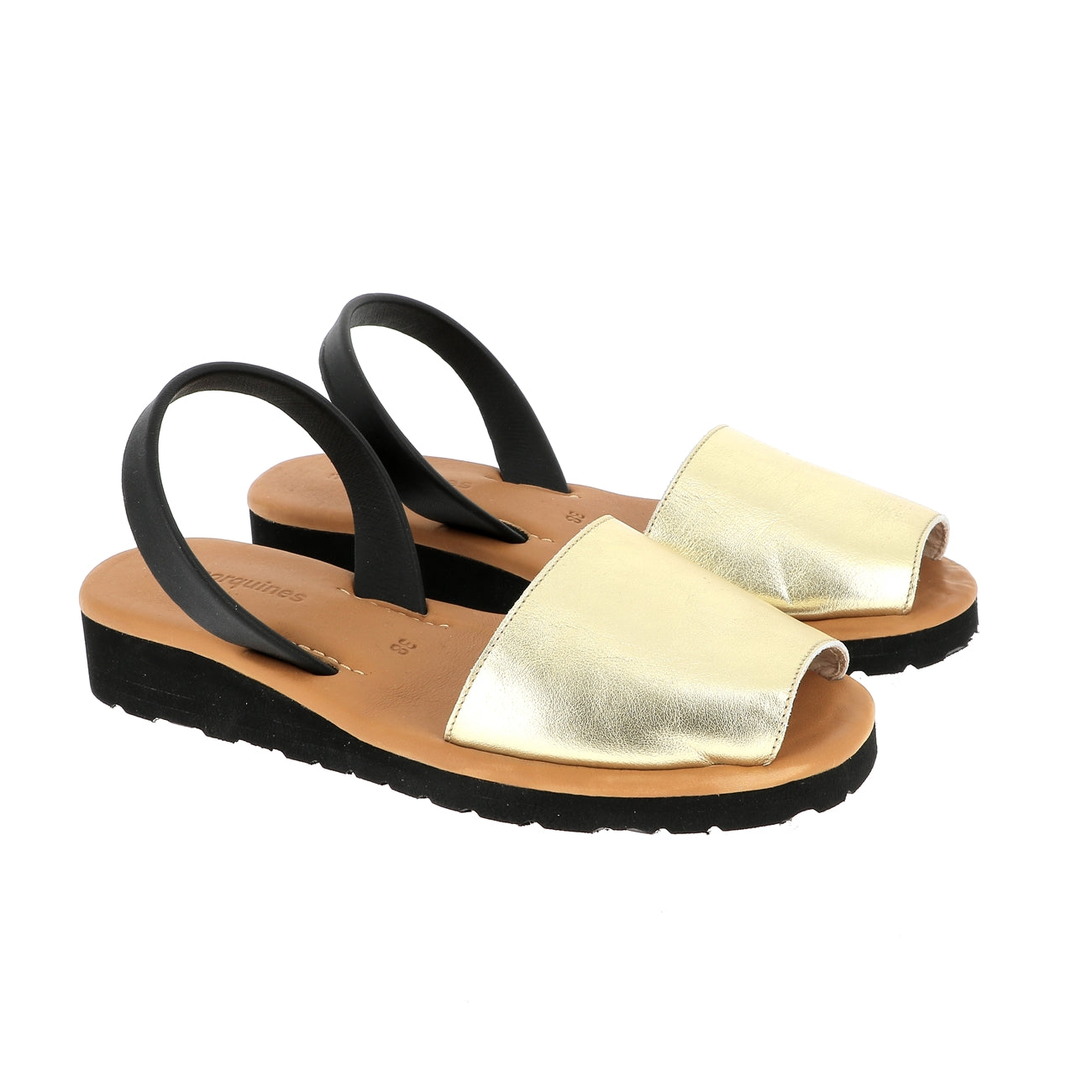 Avarca Platja Métal Oro