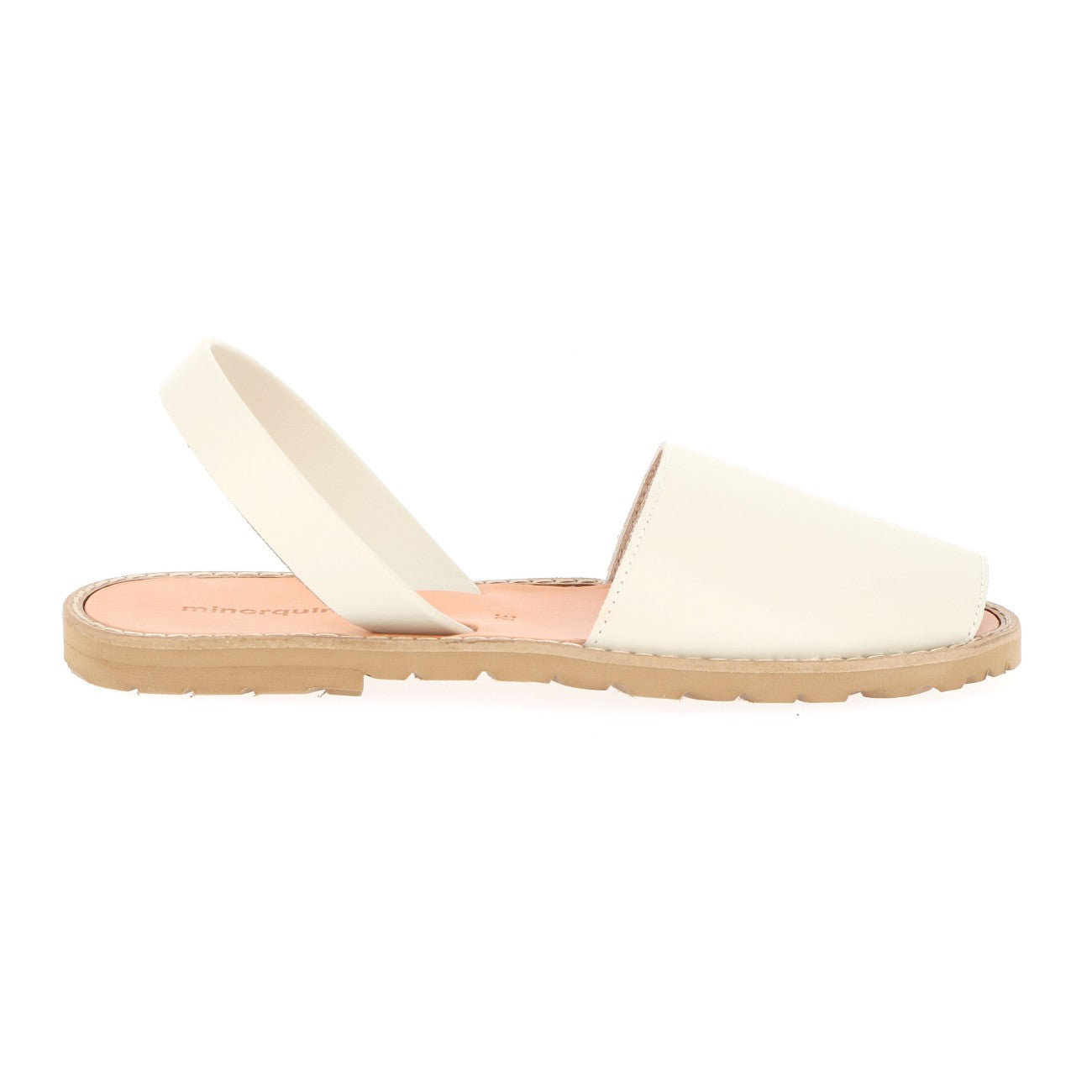 Avarca Cuir Salinas semelles beiges