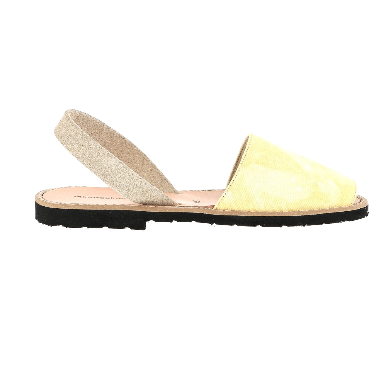 Avarca Tela Tie-Dye Amarillo Marmoleado