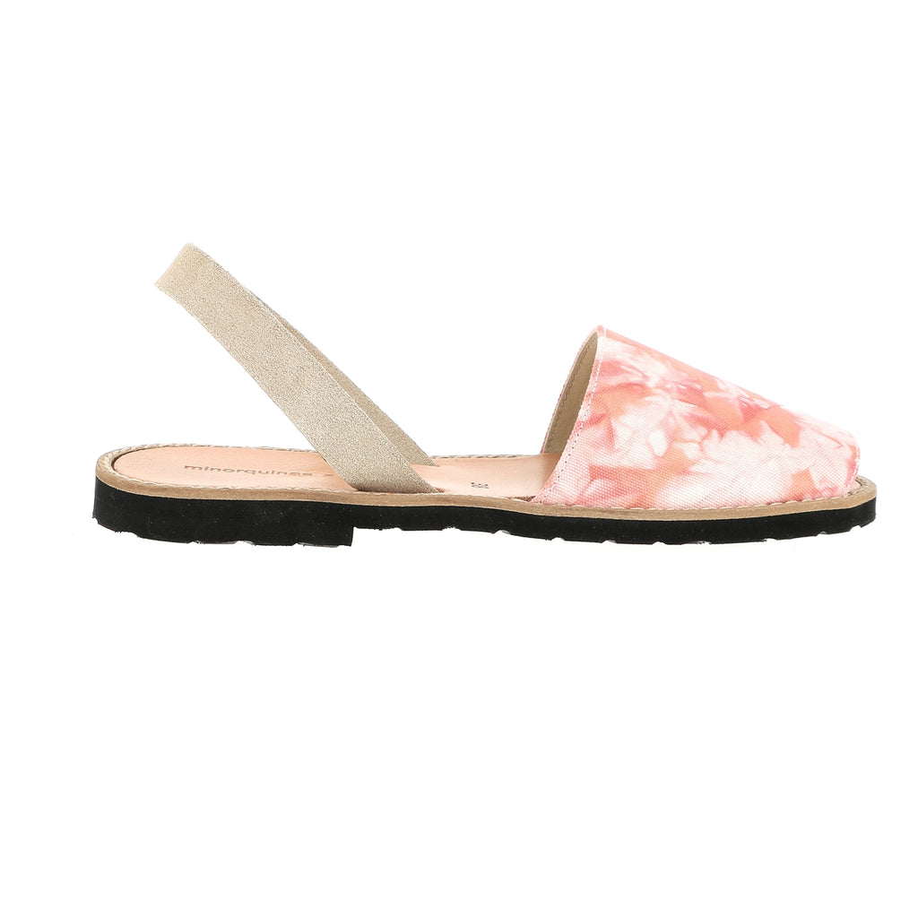 Avarca Tela Tie-Dye Rosa Jaspeado