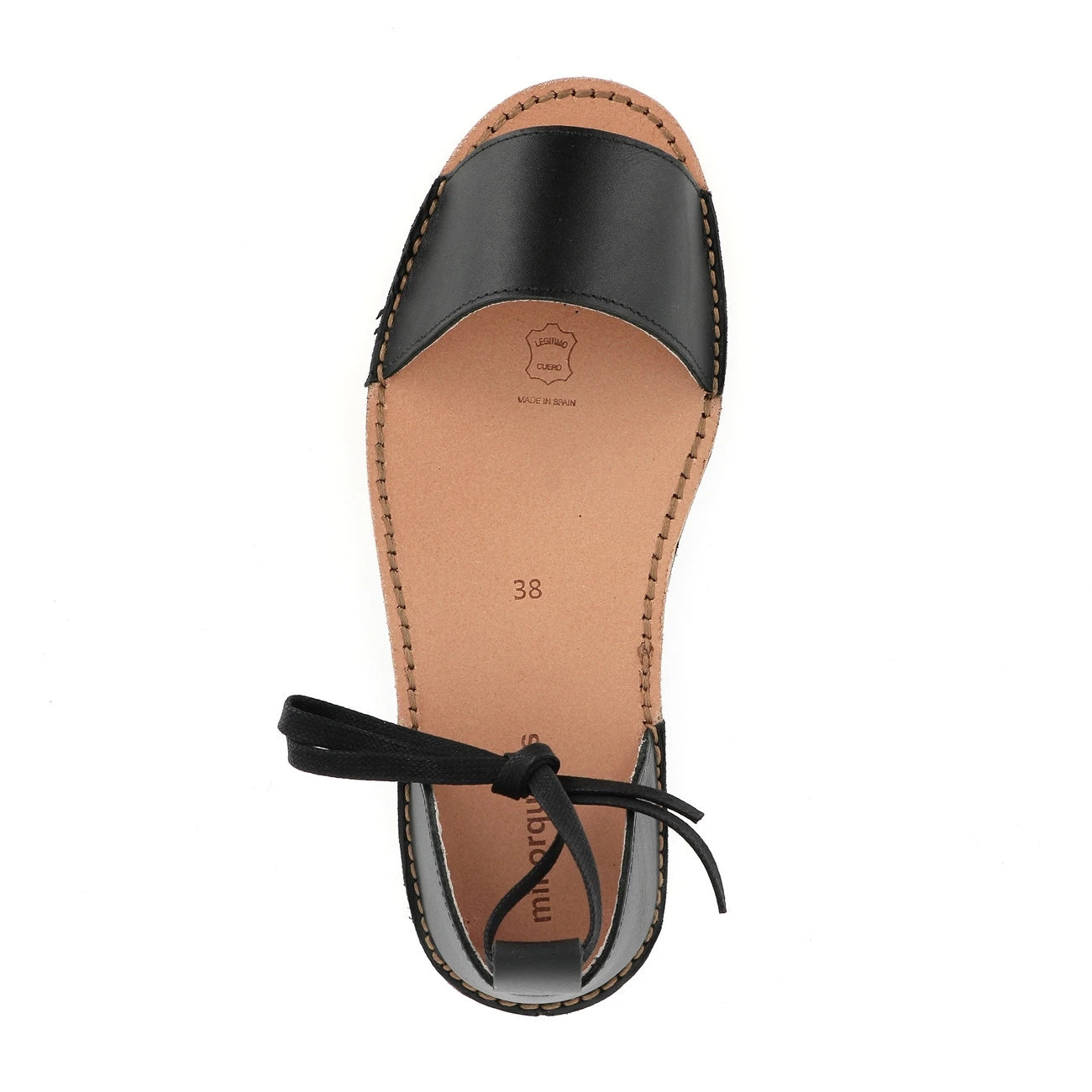 Avarca Deia Cuir Negro