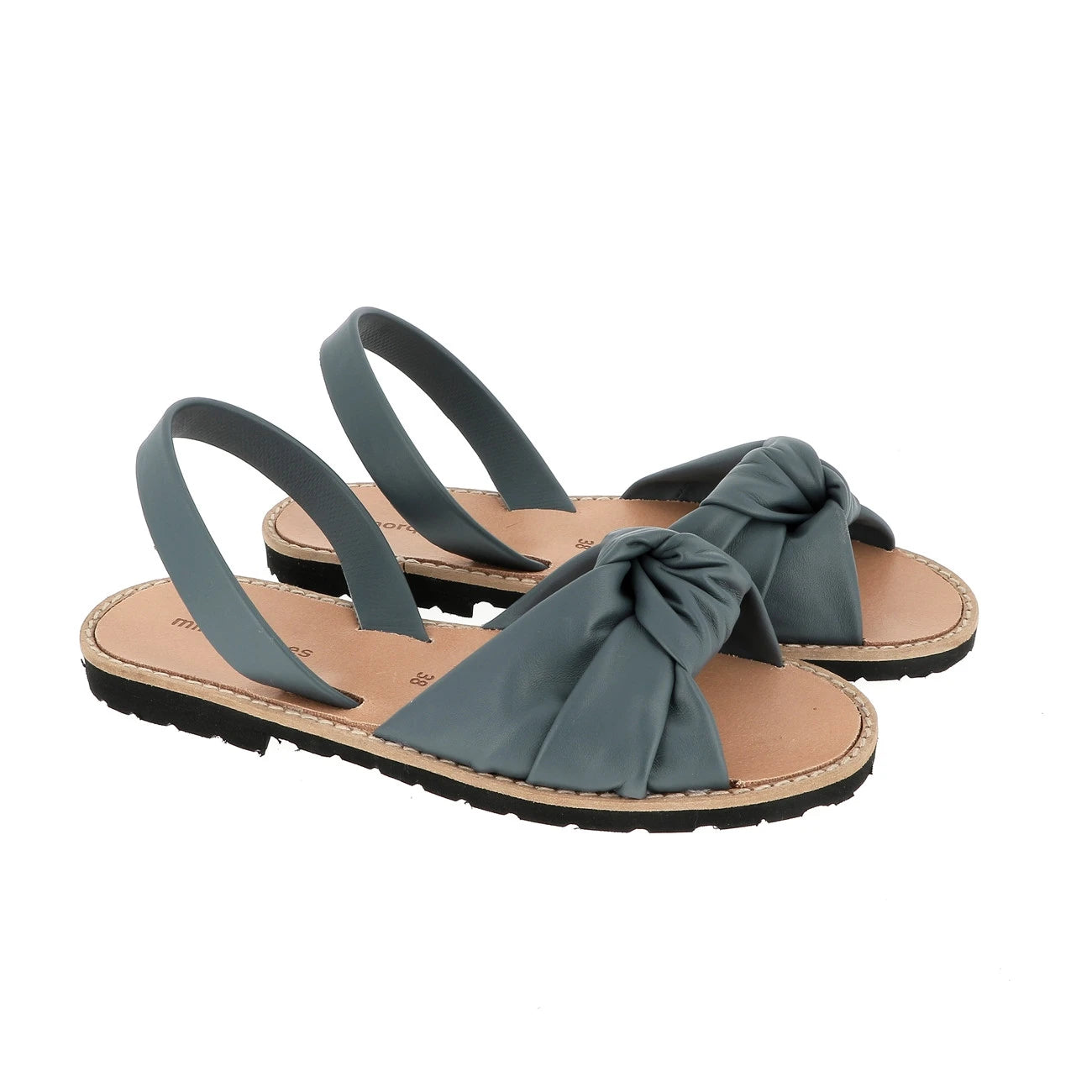 Avarca Bahia Cuir Petrol