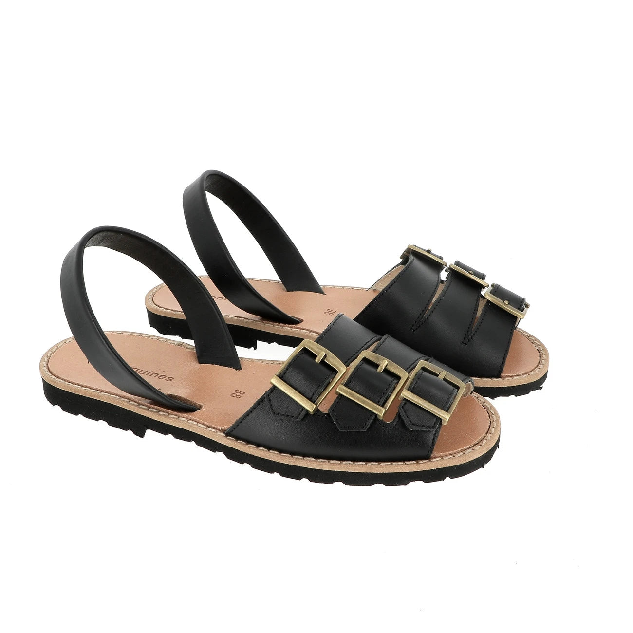 Avarca Zamora Piel Negro