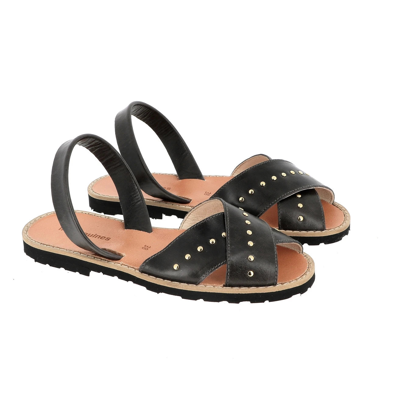 Avarca Rock Cuir Vintage Dark Grey