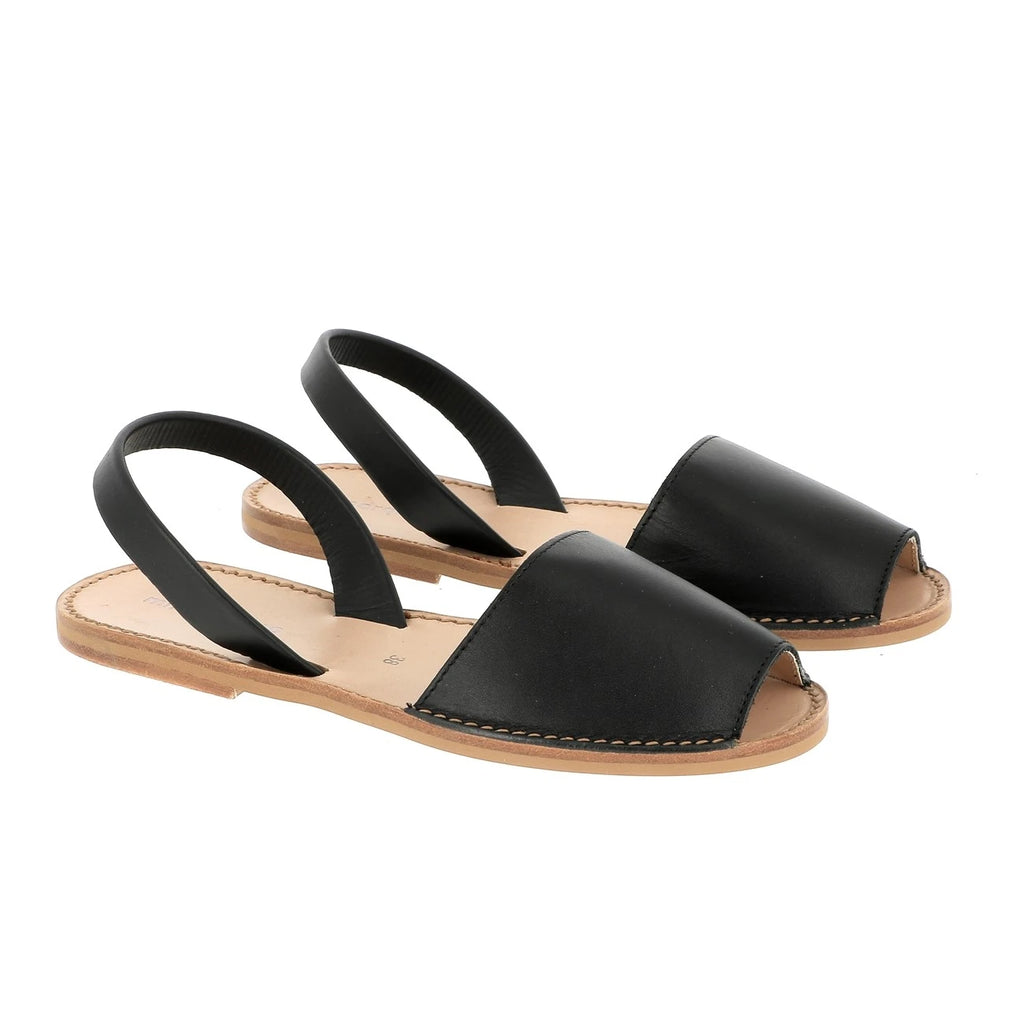 Avarca Neo Cuero Negro