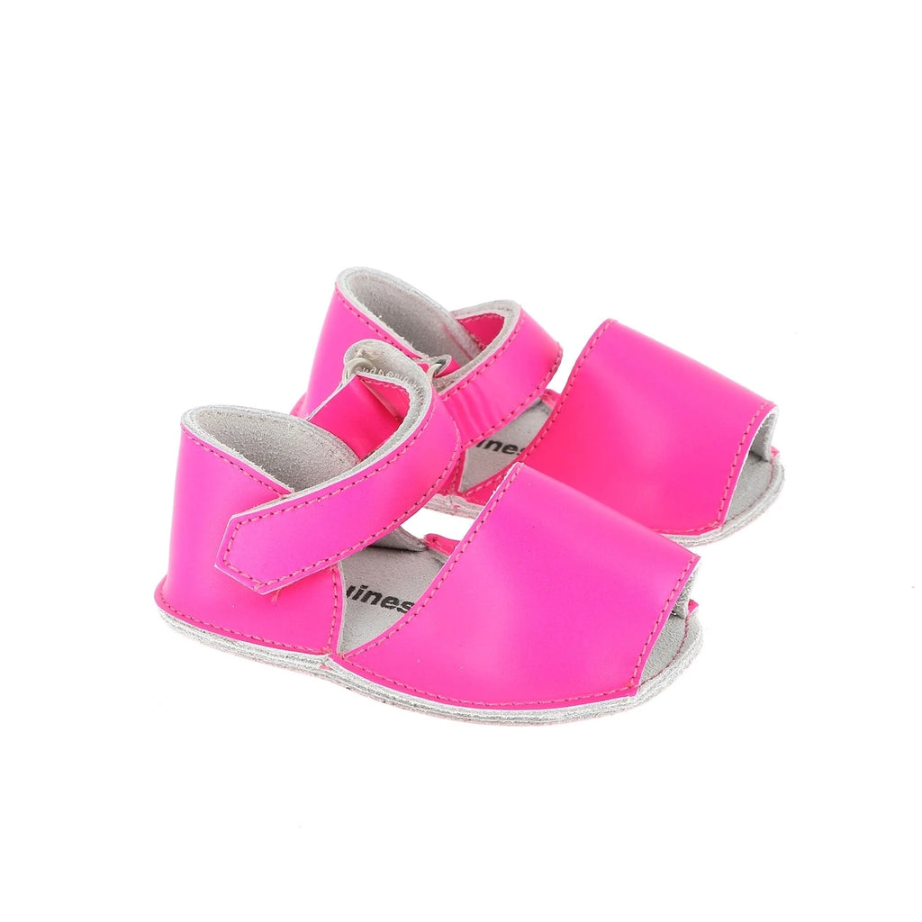 Frailera Baby Cuero Flúor Fucsia