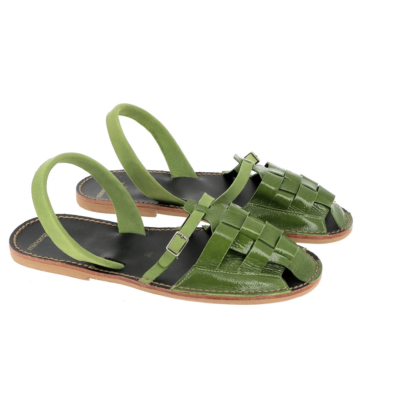 Avarca Calvi Cuir Vernis Yuca