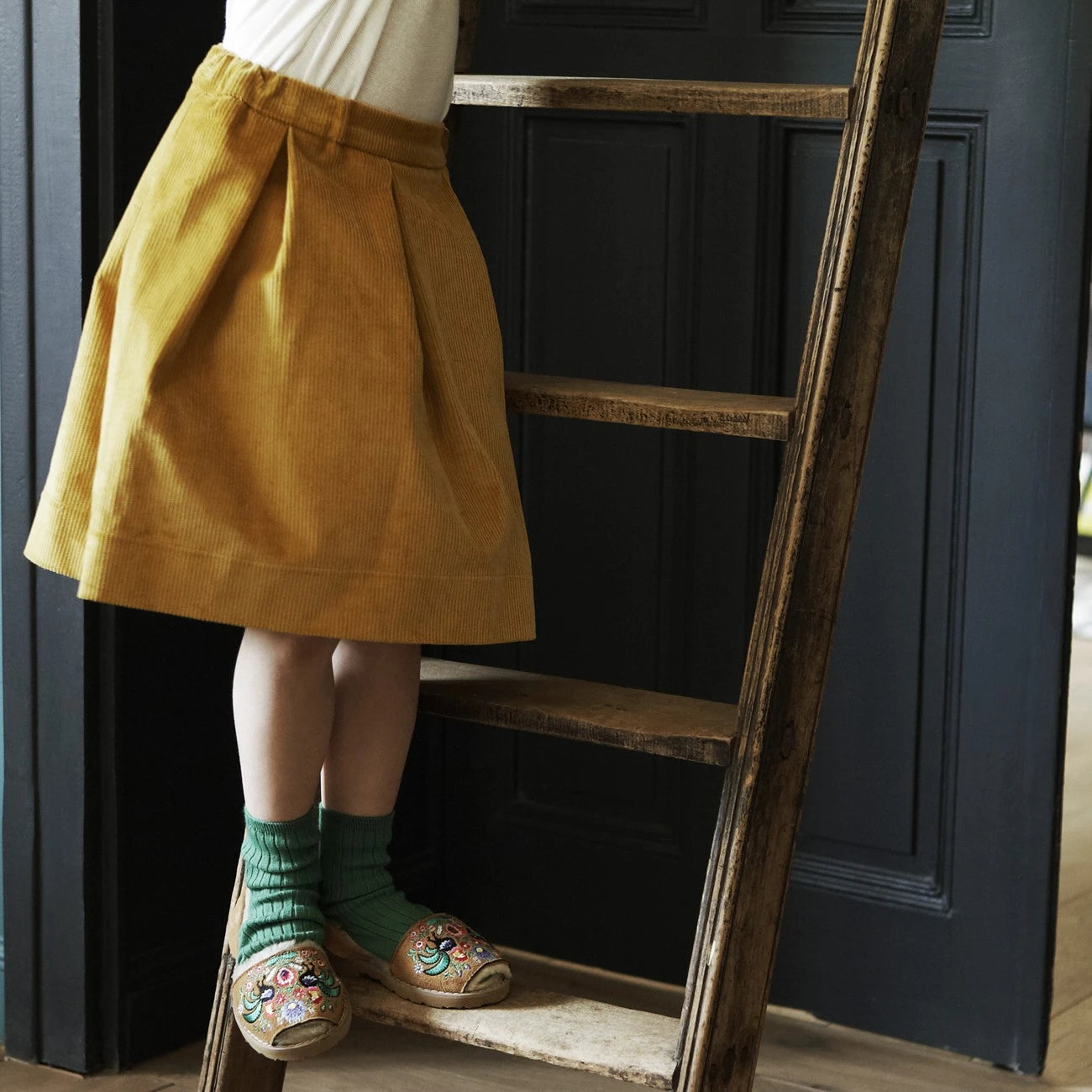 Avarca Broderie Polka