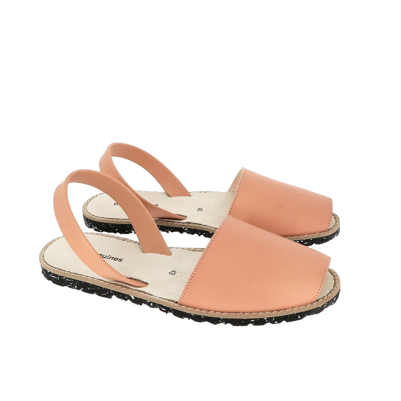 Avarca de cuero ecológico natural para hombre