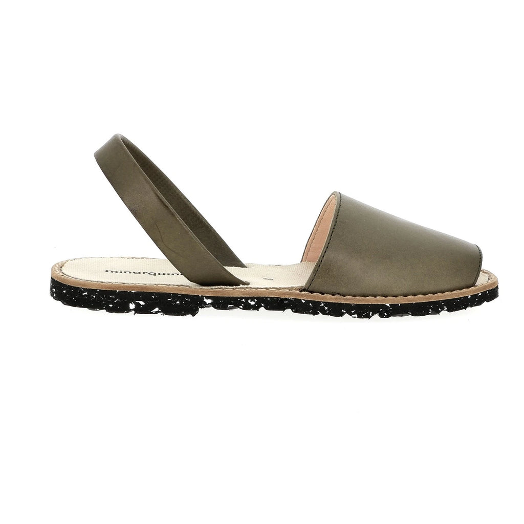 Avarca Eco Cuero Kaki Hombre