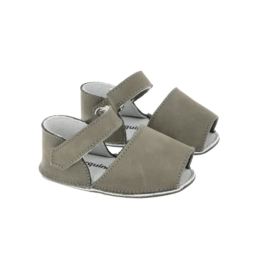 Frailera Bebé Nubuck Gris Oscuro
