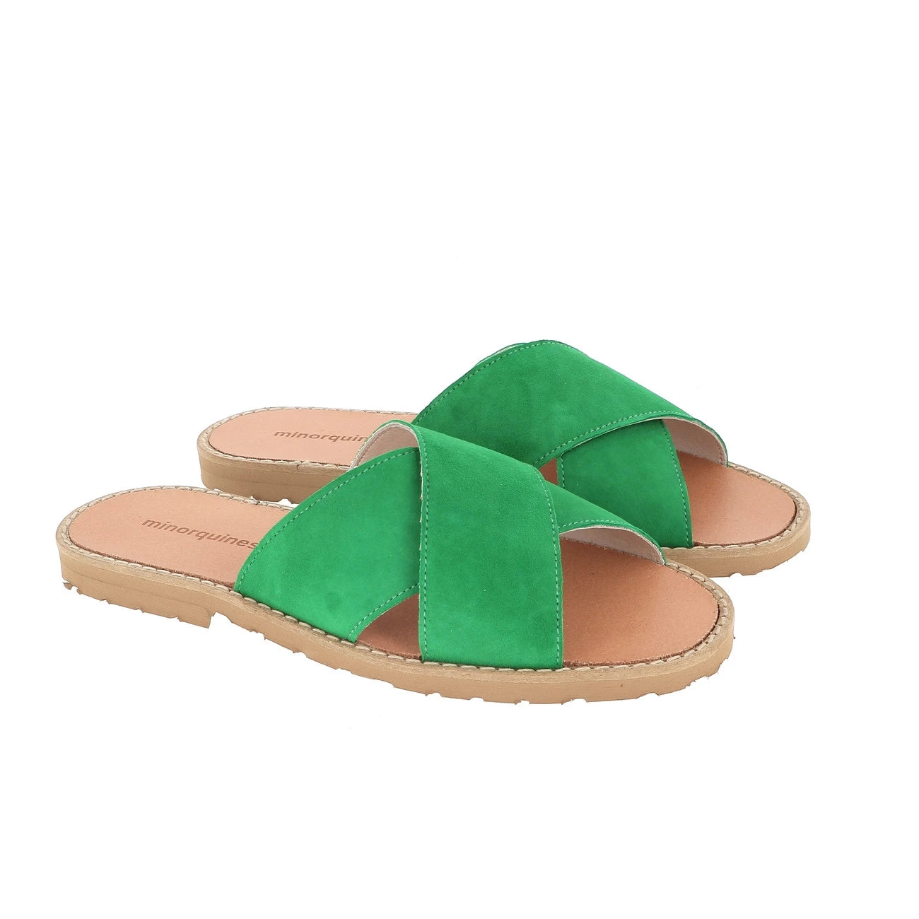 Avarca Mule Daim Cesped