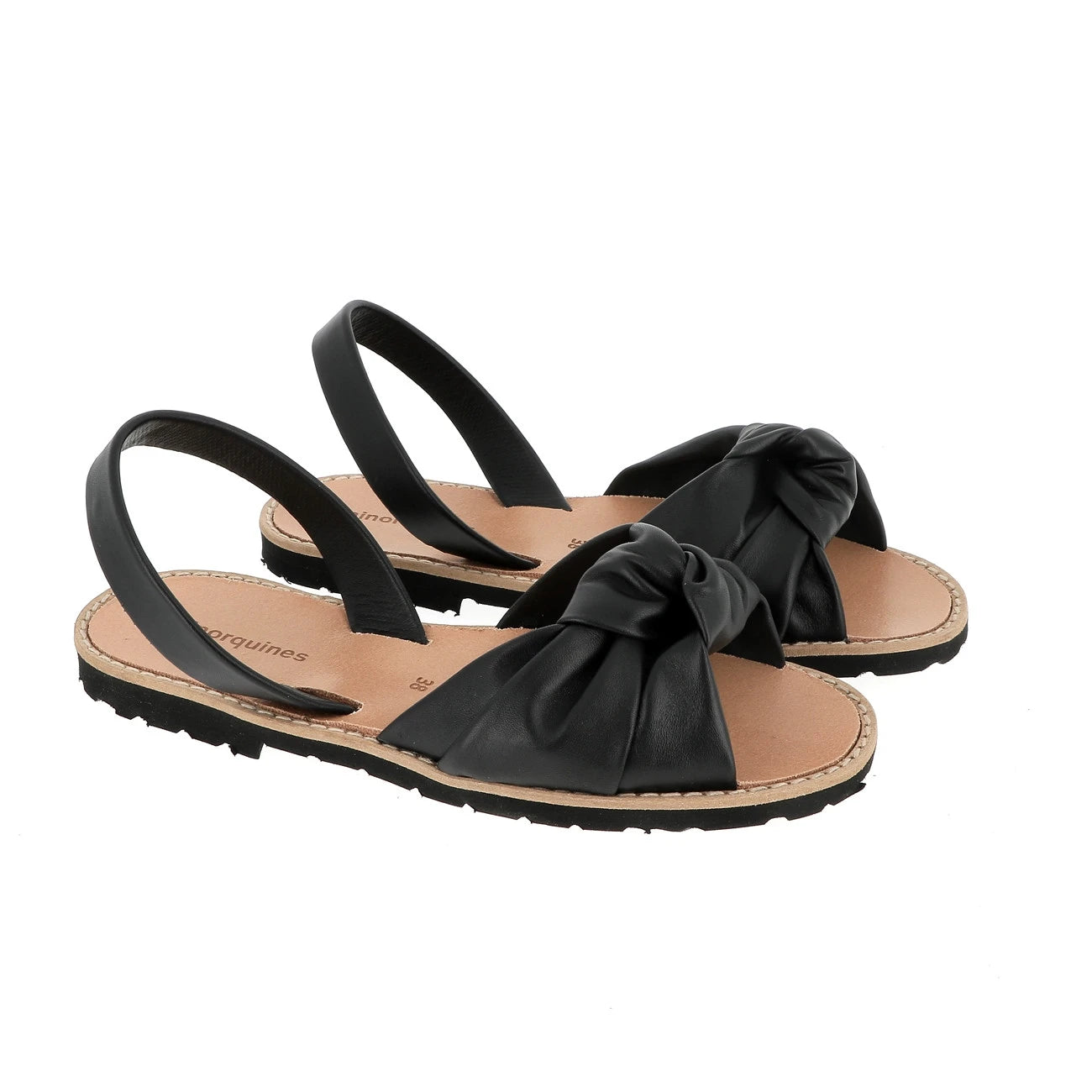 Avarca Bahia Cuir Negro