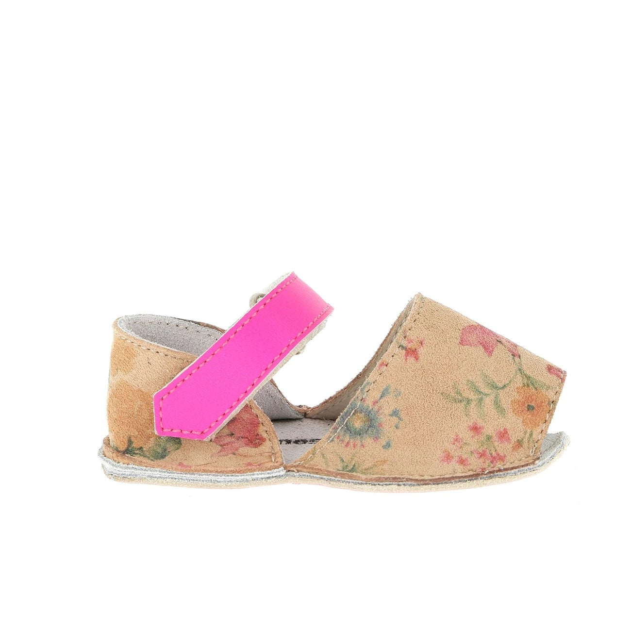 Frailera Baby Cuero Floral Camel
