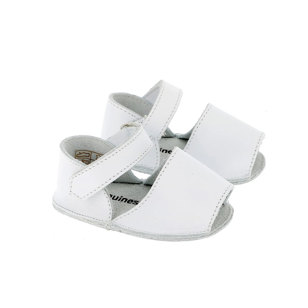 Frailera Bebé Cuero Blanco