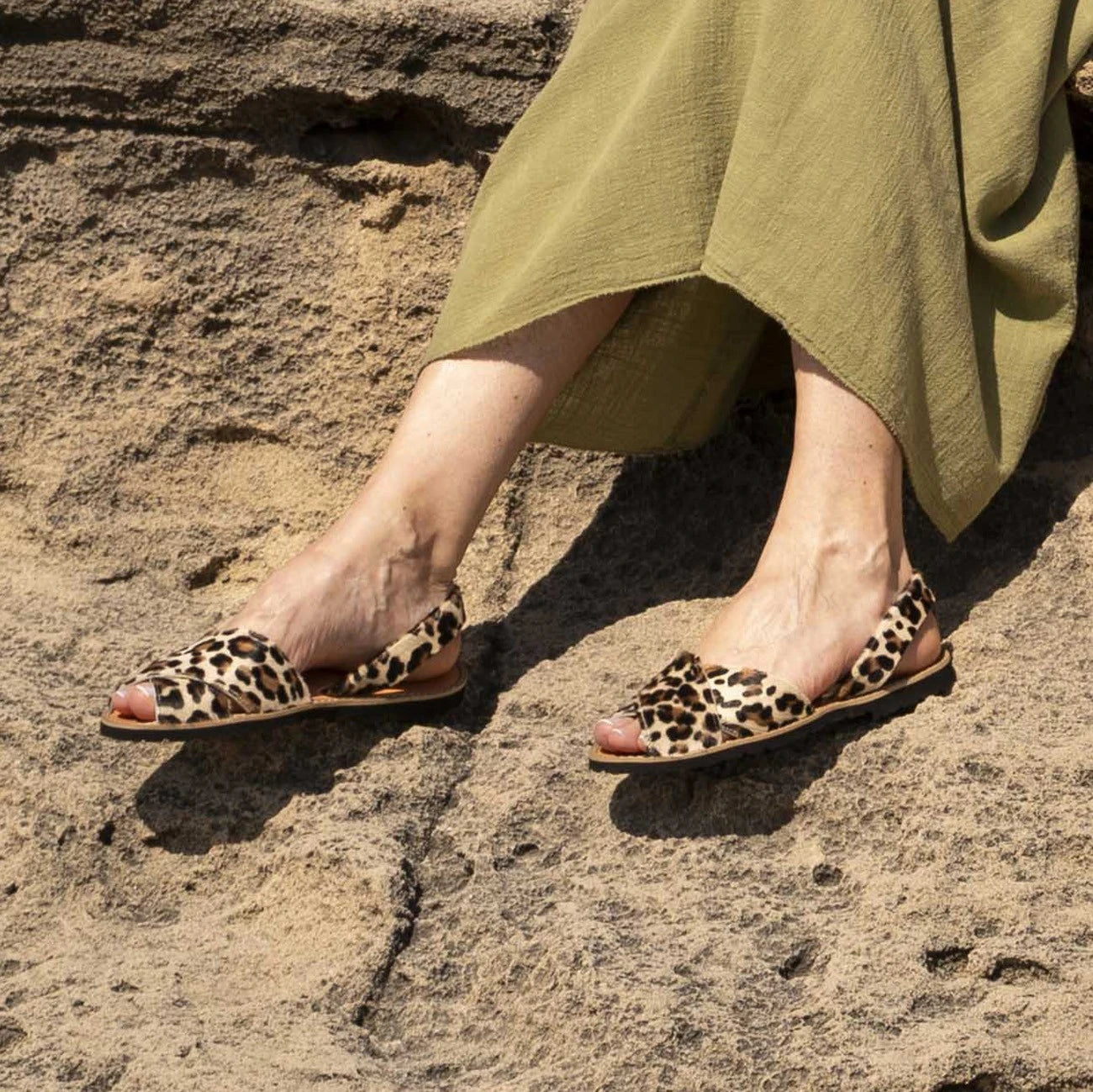 Avarca Cala Cuir Léopard