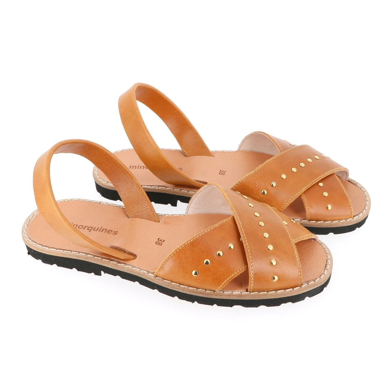 Avarca Rock Cuir Vintage Golden