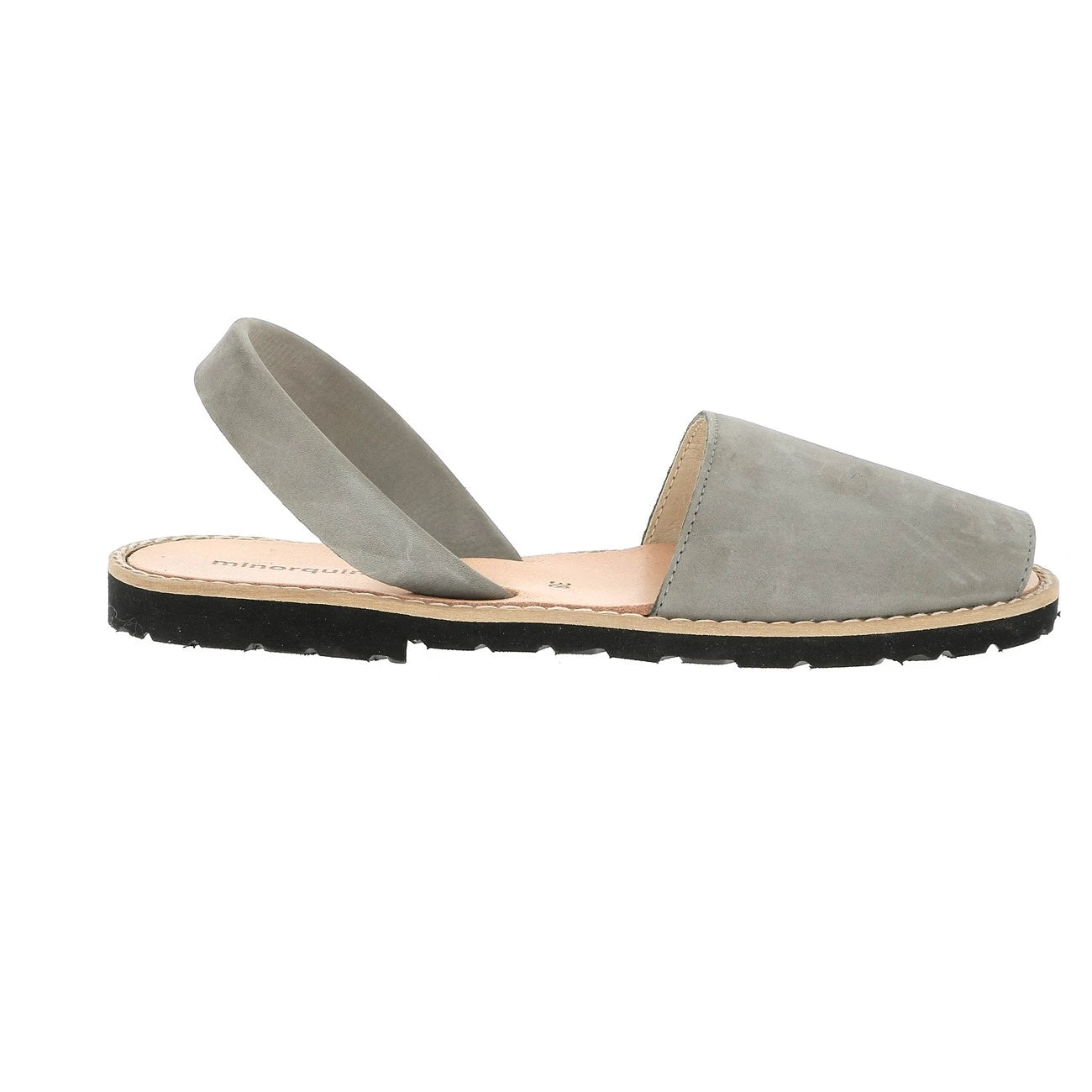 Abarca nubuck gris oscuro