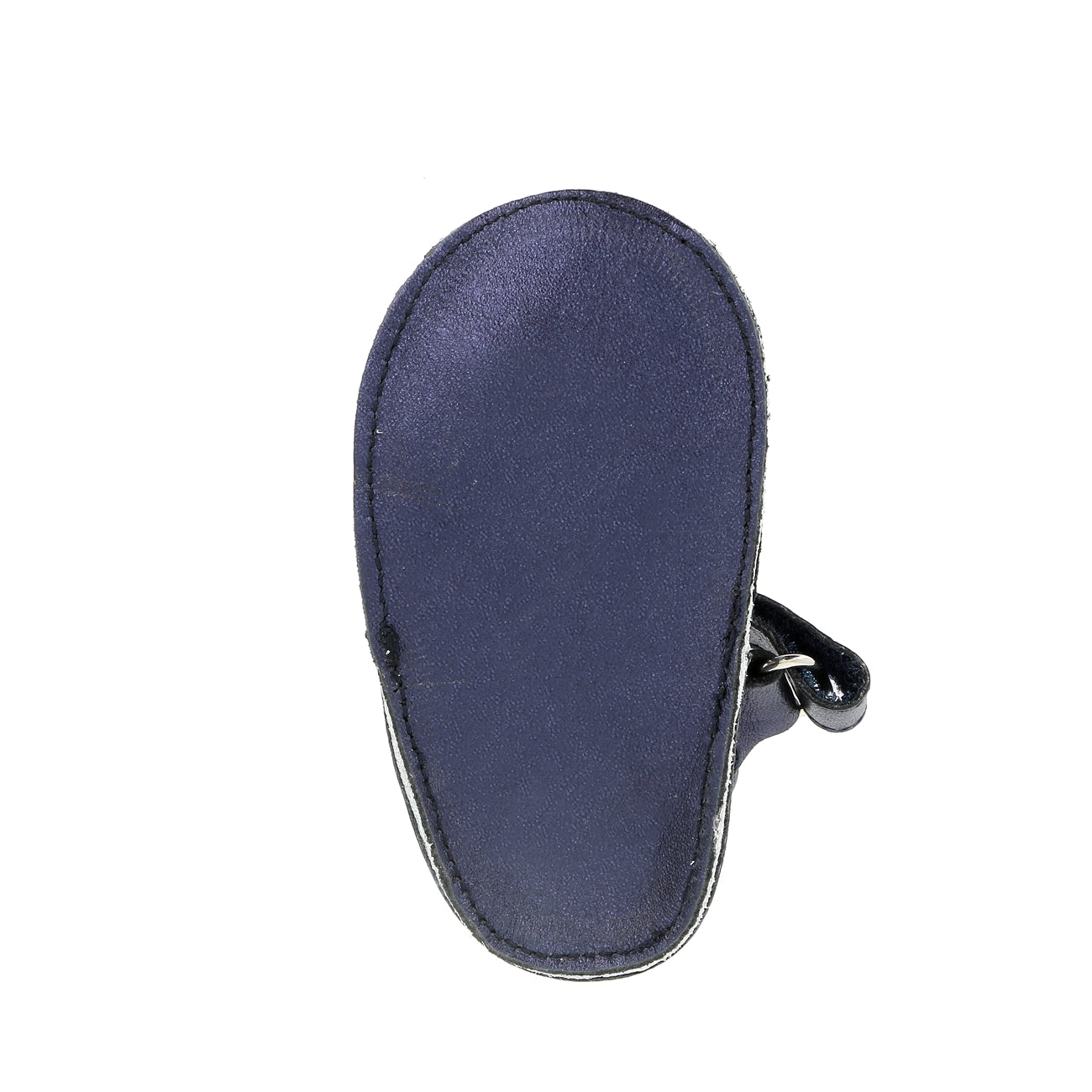 Babero bebé metal azul