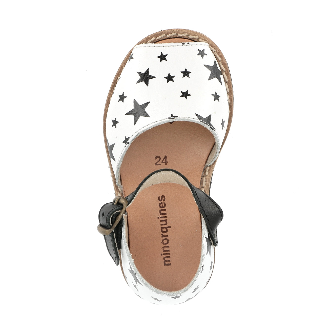 Frailera Hebilla Cuero Estrellas