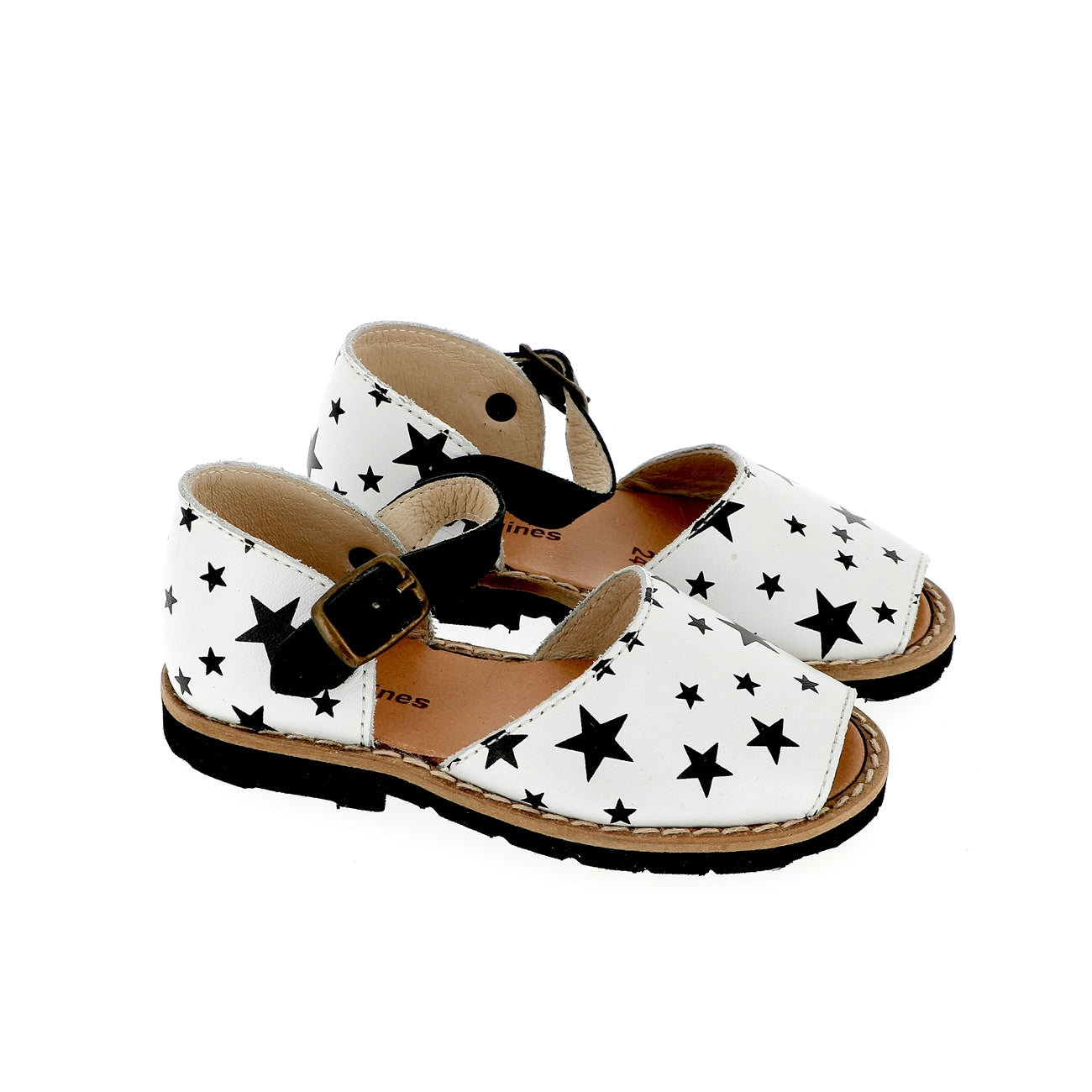 Frailera Hebilla Cuero Estrellas