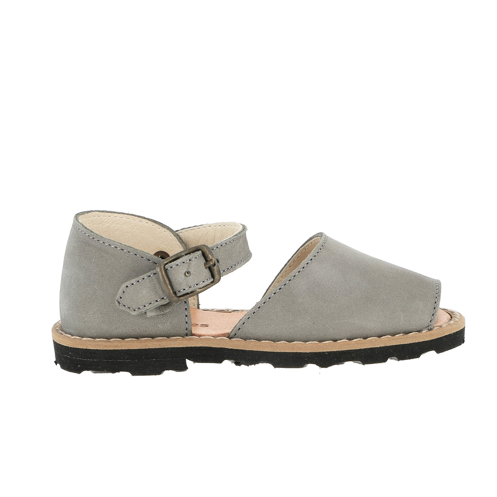 Frailera Boucle Nubuck Gris Oscuro