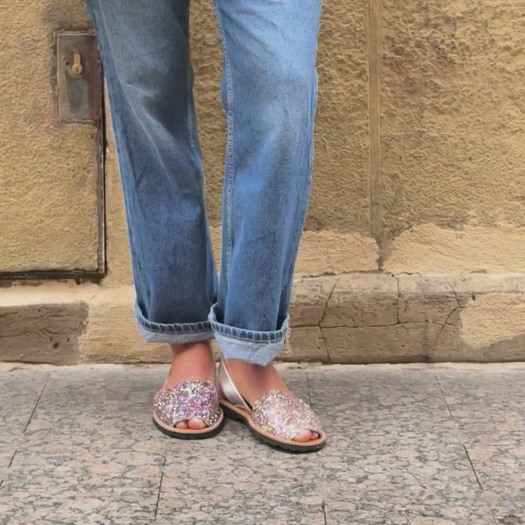 Avarca Paillettes Multicolores
