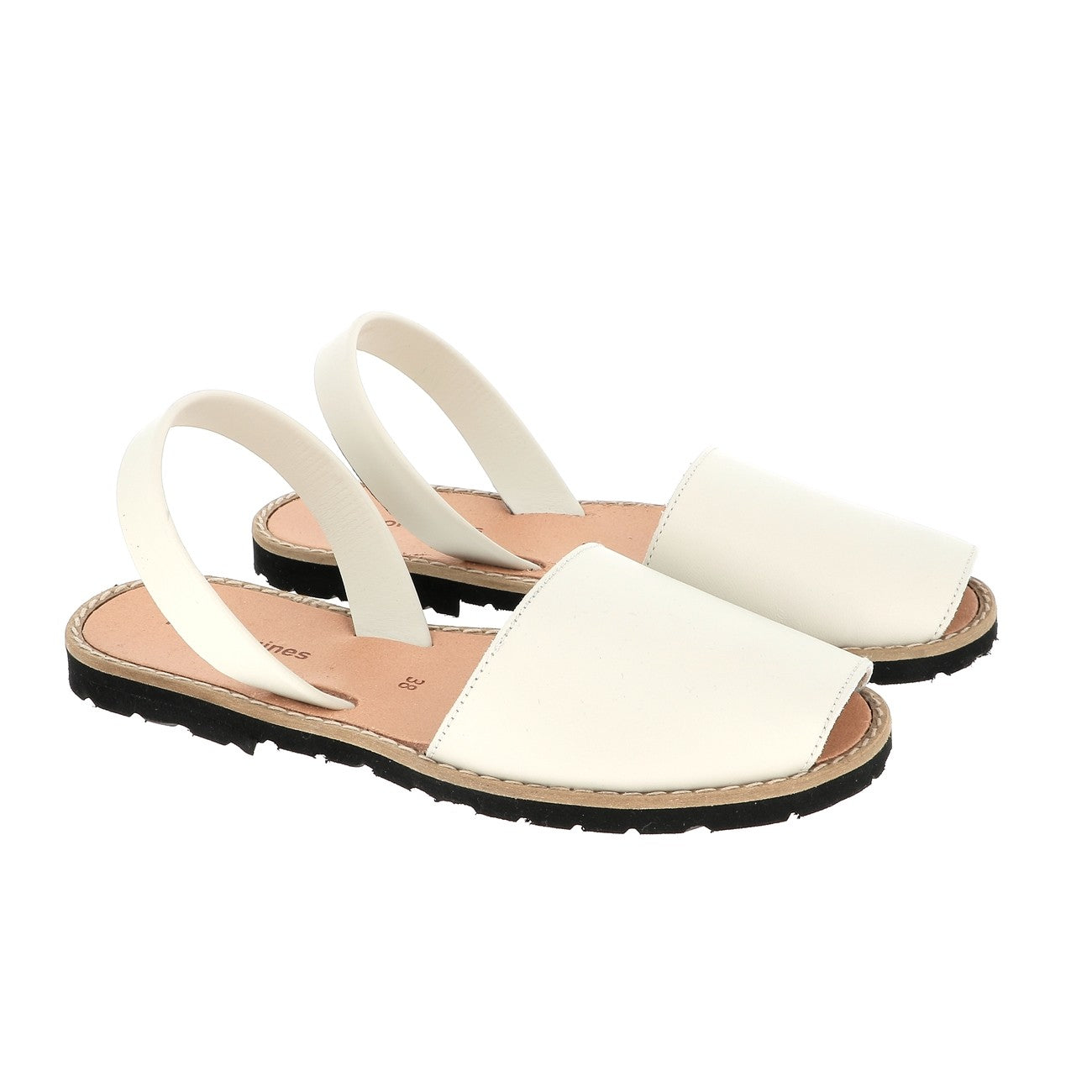 Avarca Cuir Salinas semelles noires